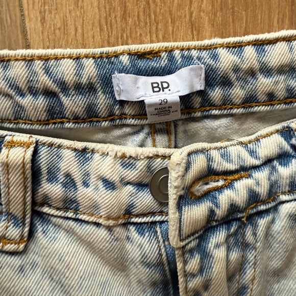 BP Acid wash bleached denim wide leg high waisted jeans - Picture 9 of 16